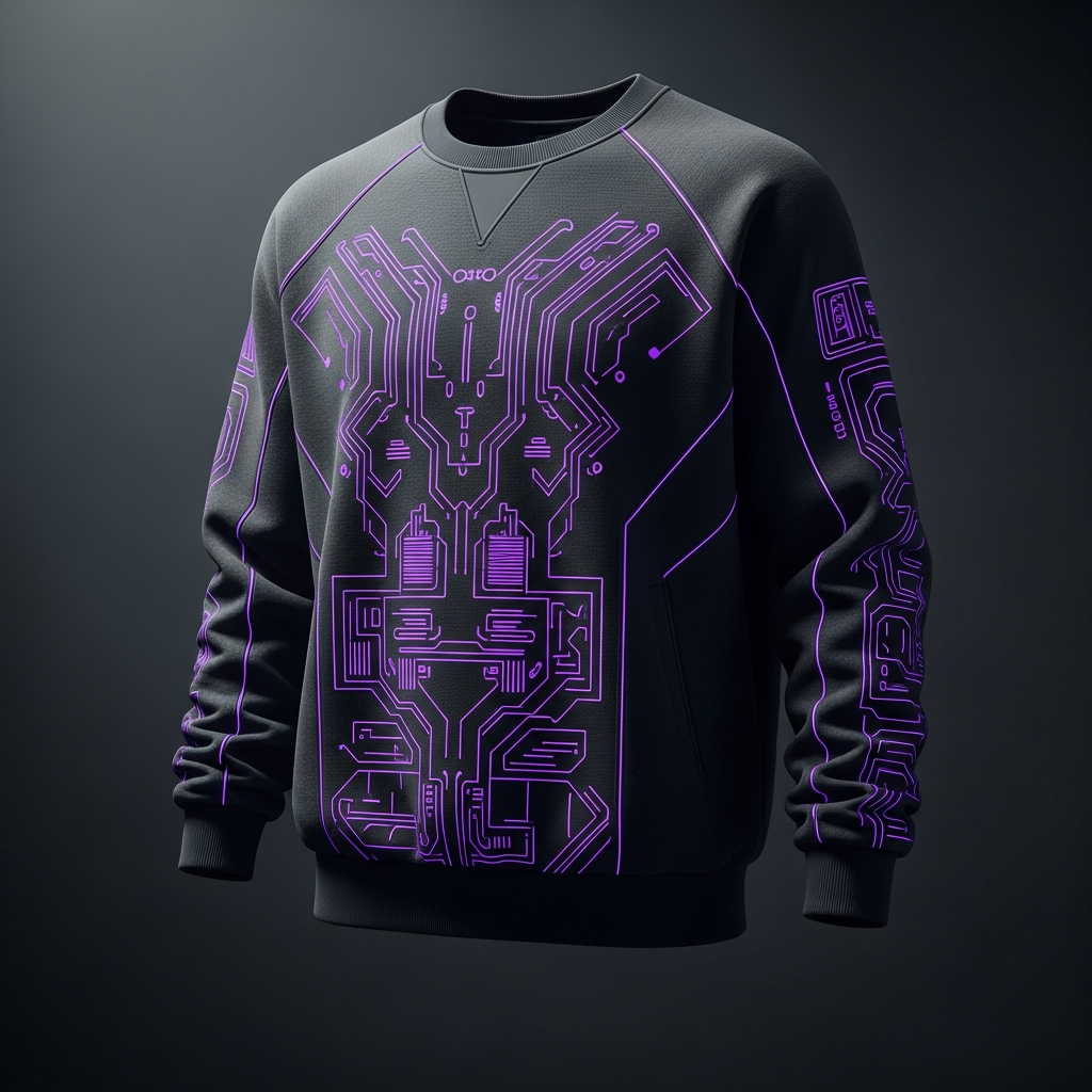 Neon Geometric Sweatshirt